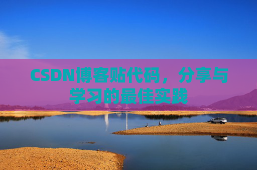 CSDN博客贴代码，分享与学习的最佳实践